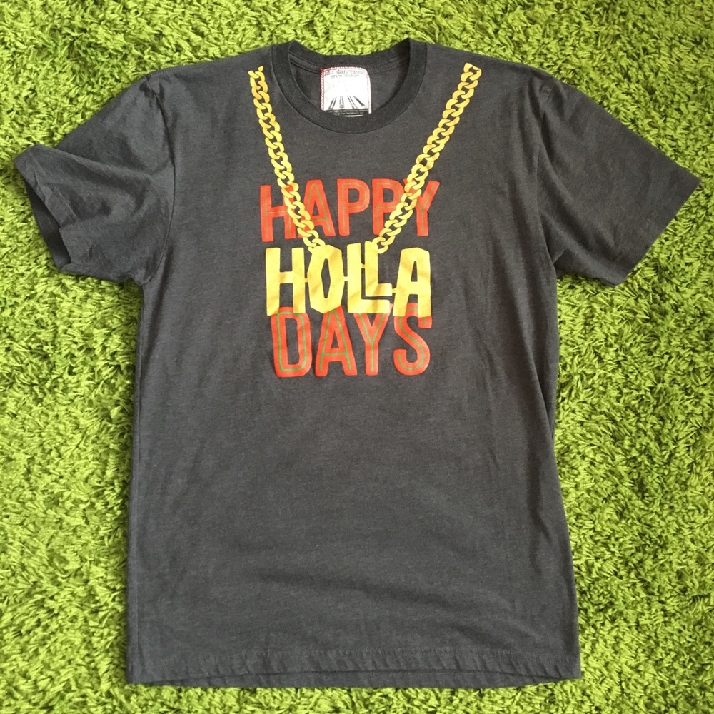 Kid Dangerous “Happy Holla Days” Chain Tee